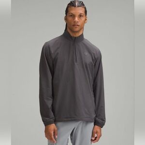 Lululemon Men's Gray Golf Quarter-Zip Pullover Jacket XS